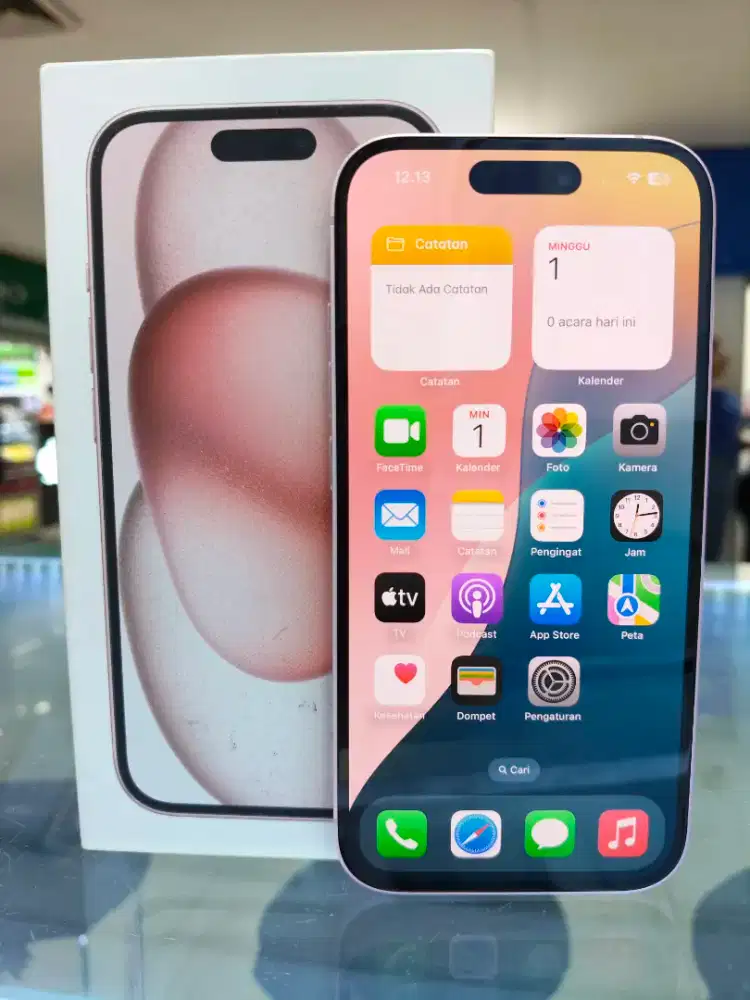 Iphone 15 128GB Bekas Garansi iBox sampai Februari 2026