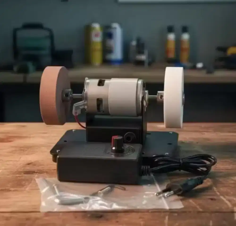 Mini grinder / gerinda mini + 2 batu asah