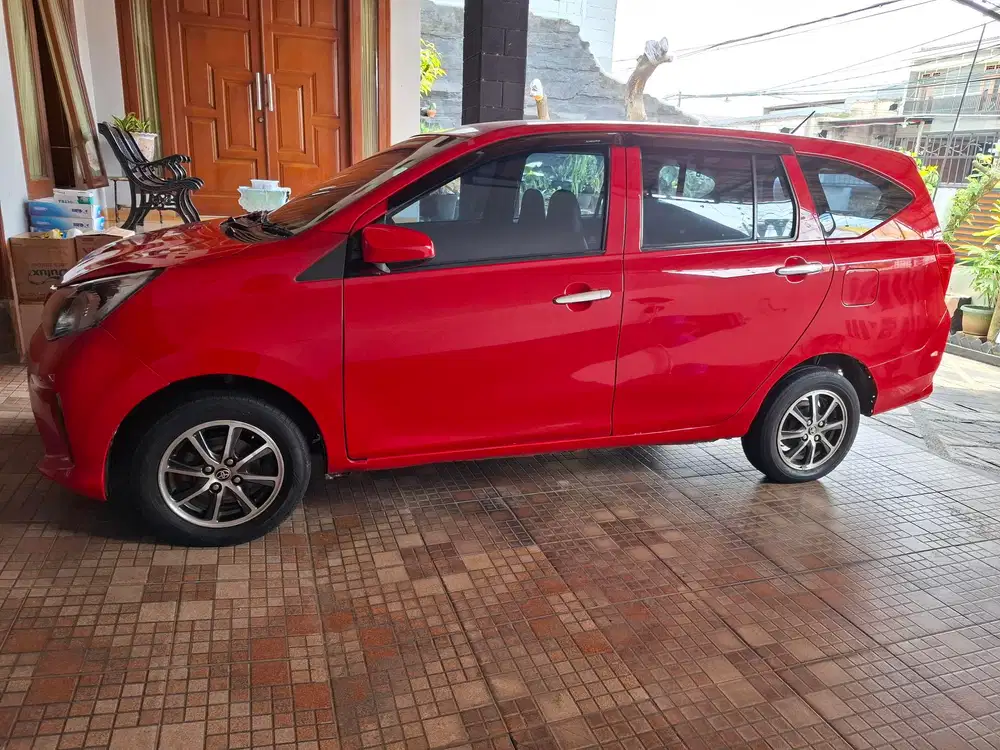 Toyota Calya 2017 Merah  Bensin siap pakai
