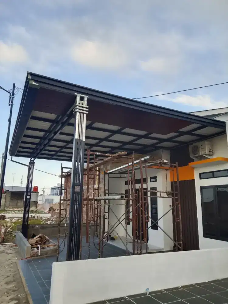 Kanopi minimalis modern