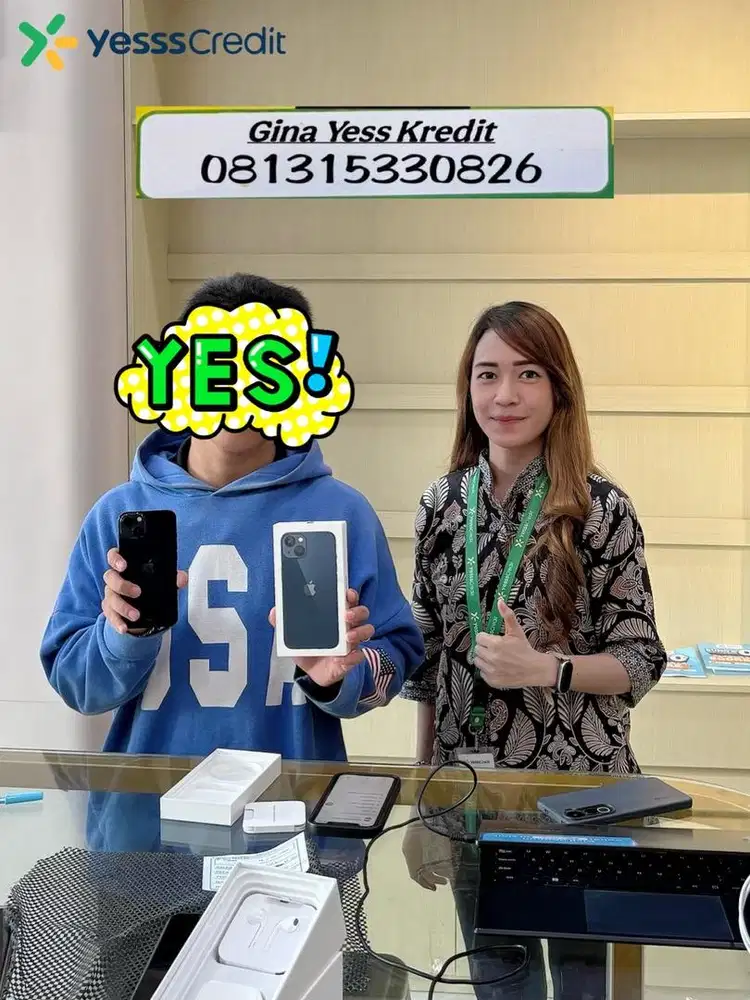 Promo Kredit hp iphone 13 bunga 0% free 2x cicilan