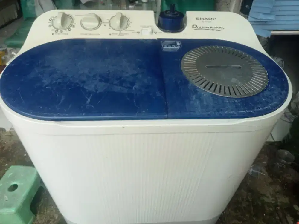 Mesin cuci sharf dolphinwaue 8kg