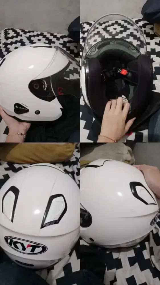HELM KYT KYOTO PUTIH