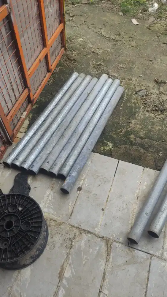 PIPA BESI GALVANIS 2 INCH DN50 PANJANG 103 CM TEBAL 3MM