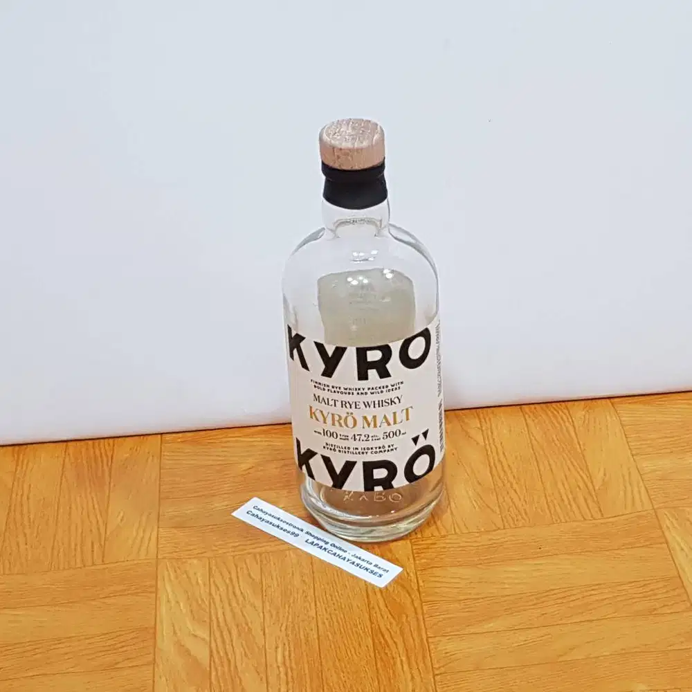 Botol Kosong Bekas Minuman Import Jepang KIRO 500ml Koleksi Hiasan