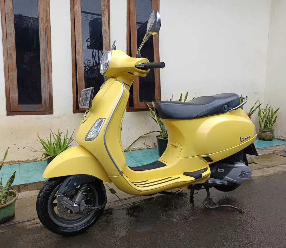 Vespa Lx iget 2021 kuning lengkap pajak baru bayar