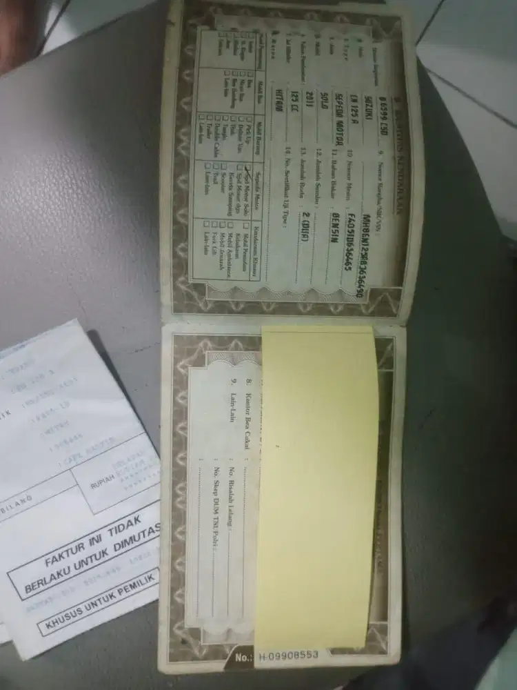 Thunder 2011 kondisi layak