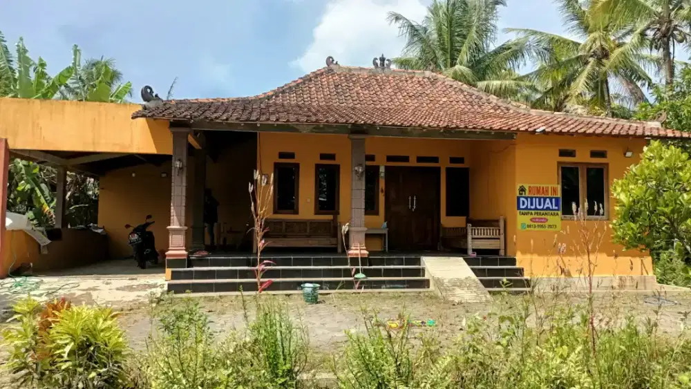 Rumah dan  pekarangan di jual murah dan siap huni