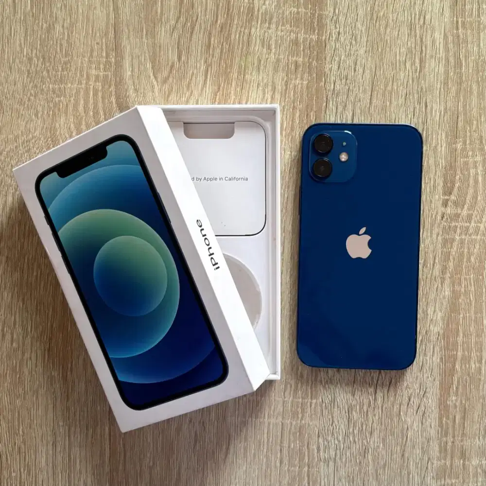 iPhone 12 64GB Blue - Garansi IBOX