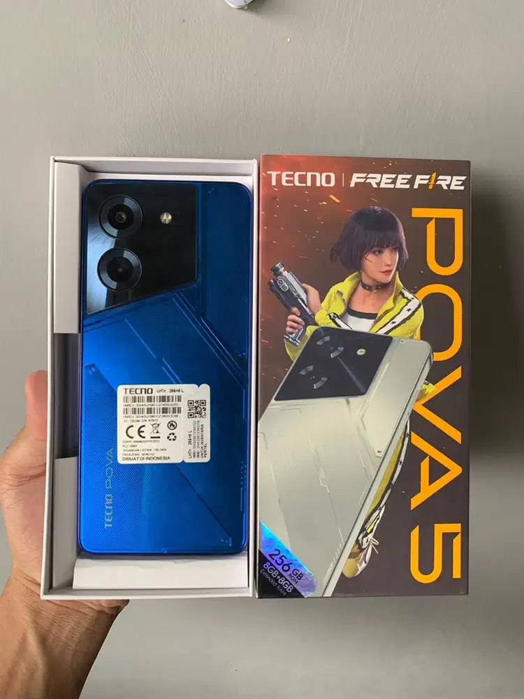Tecno pova 5 8/256 kondisi fullshet nominus