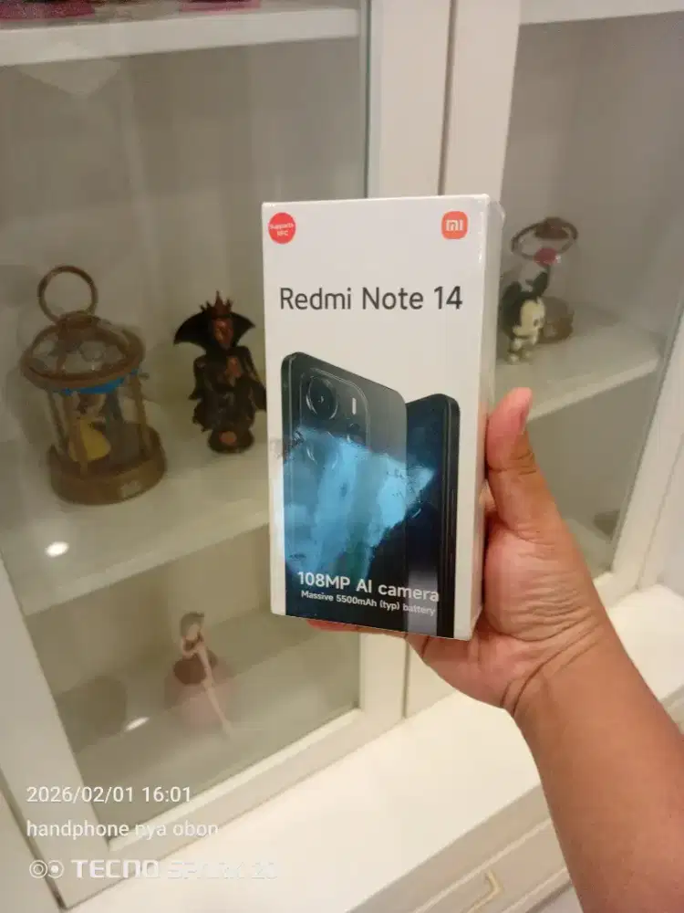 Jual cepat redmi note 14 8/128 baru segel box