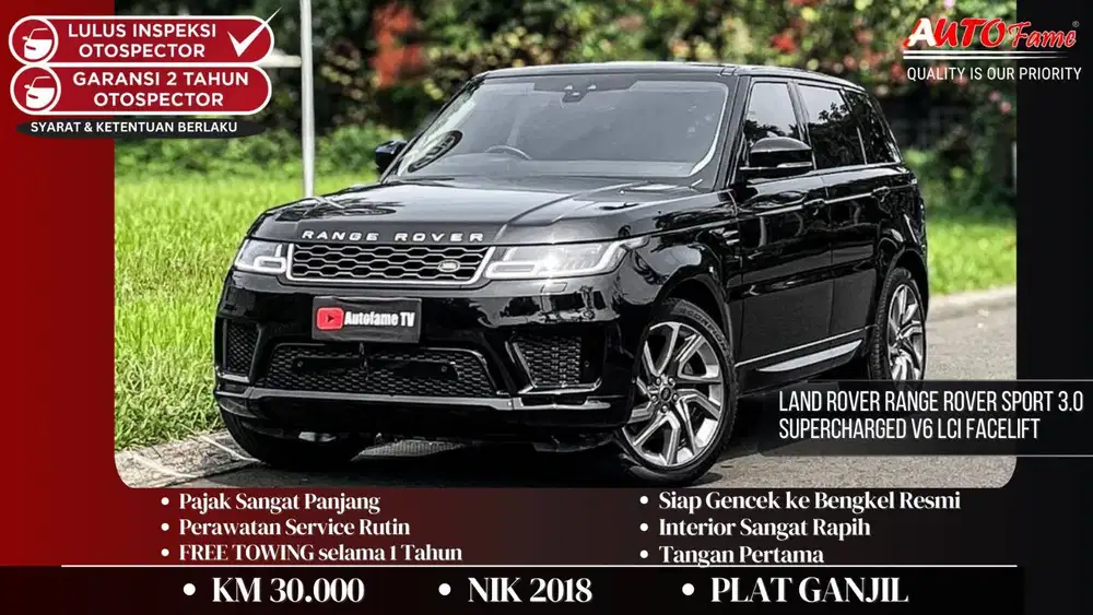 KM 30RB Land Rover Range Rover Sport 3.0 Supercharged 2018