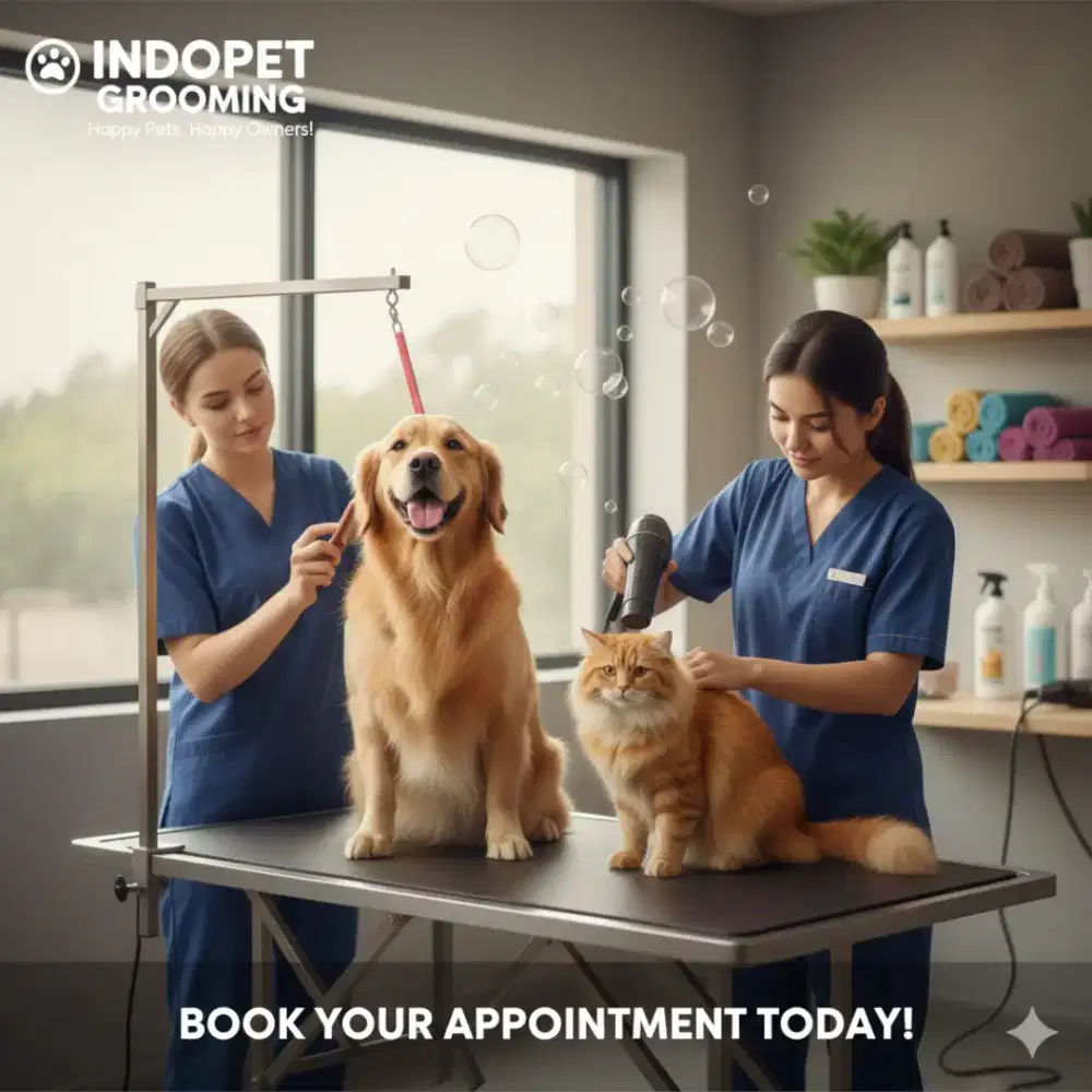 Indo pet Grooming salon hewan panggilan cay
