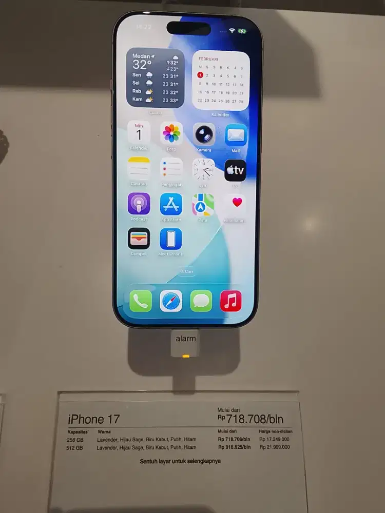 Promo cicilan 0% iPhone 17 basic  pakai kredivo
