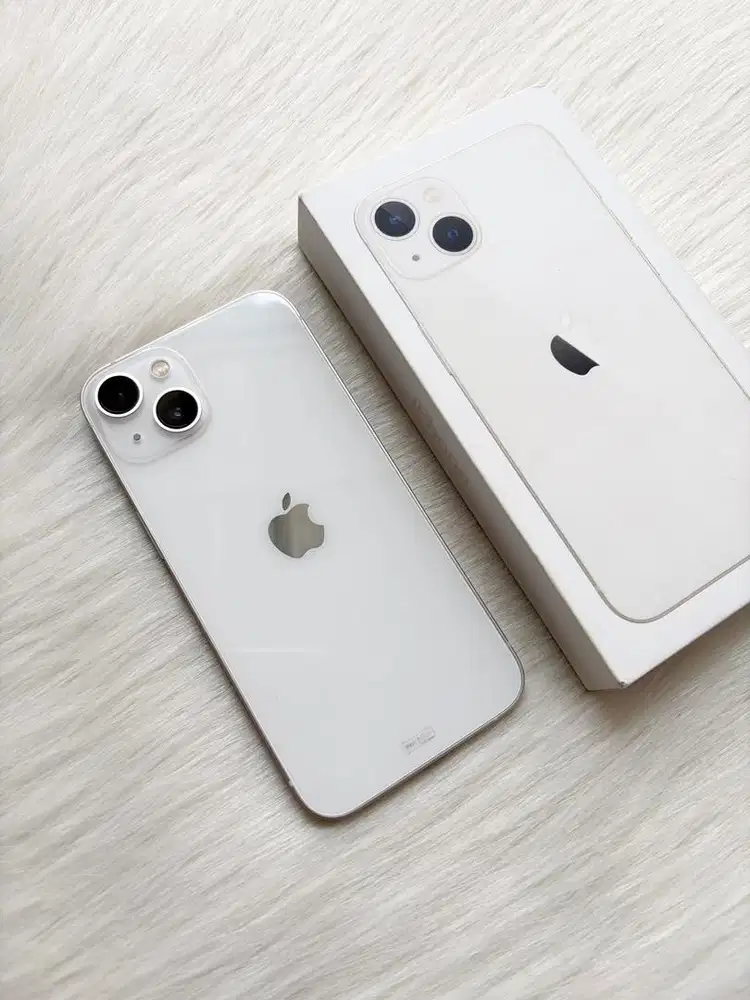 Iphone 13 128gb starlight, resmi iBox (like new)