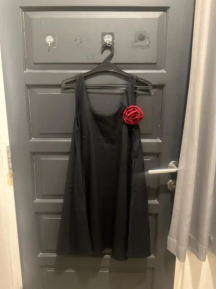 Mini Dress / Atasan Morningsol Hitam Preloved Bekas Mulus