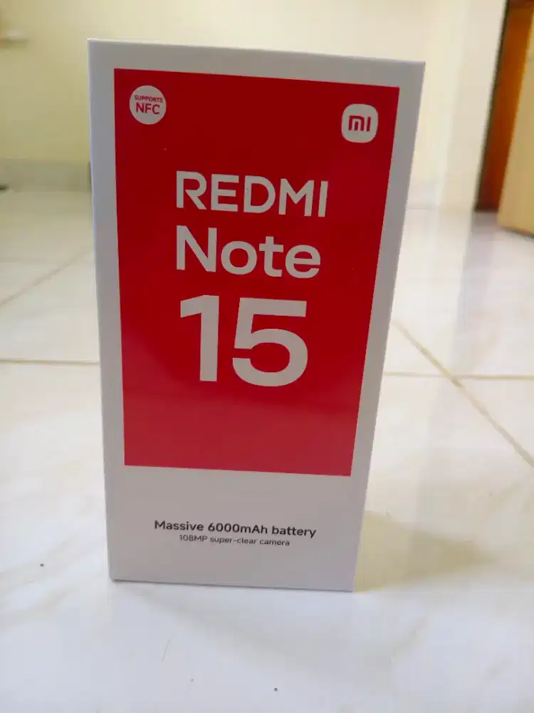 Redmi note 15 6/128 garansi resmi BNIB