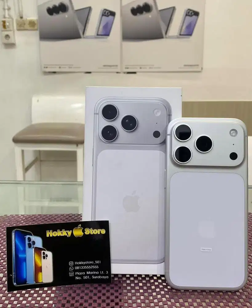 Iphone 17pro/256gb Silver garansi ibox november 2026 bh 100%