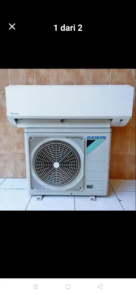 Jual ac daikin 1/2 r 32 lowwat 360watt kondisi 95% ori semua