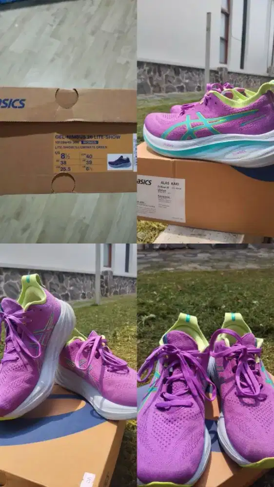 SEPATU ASIC GEL NIMBUS KONDISI MULUS ORIGINAL 100%