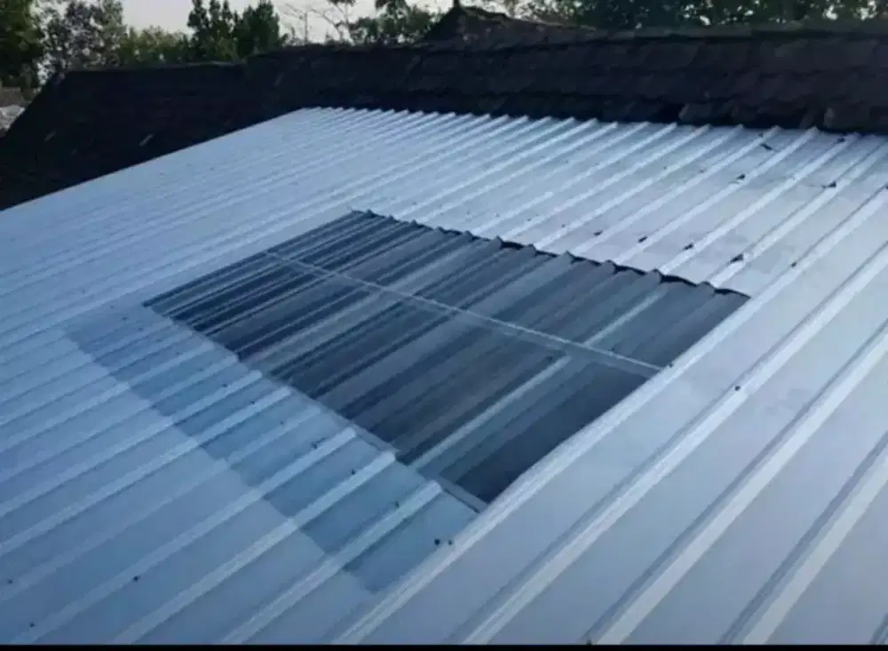 Pasang atap dapur transparan