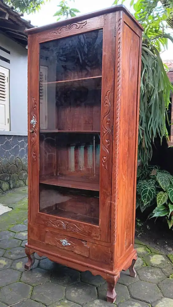 Murah Lemari Pajang Display Original Lawasan Lawas Kuno Jadul Bekas