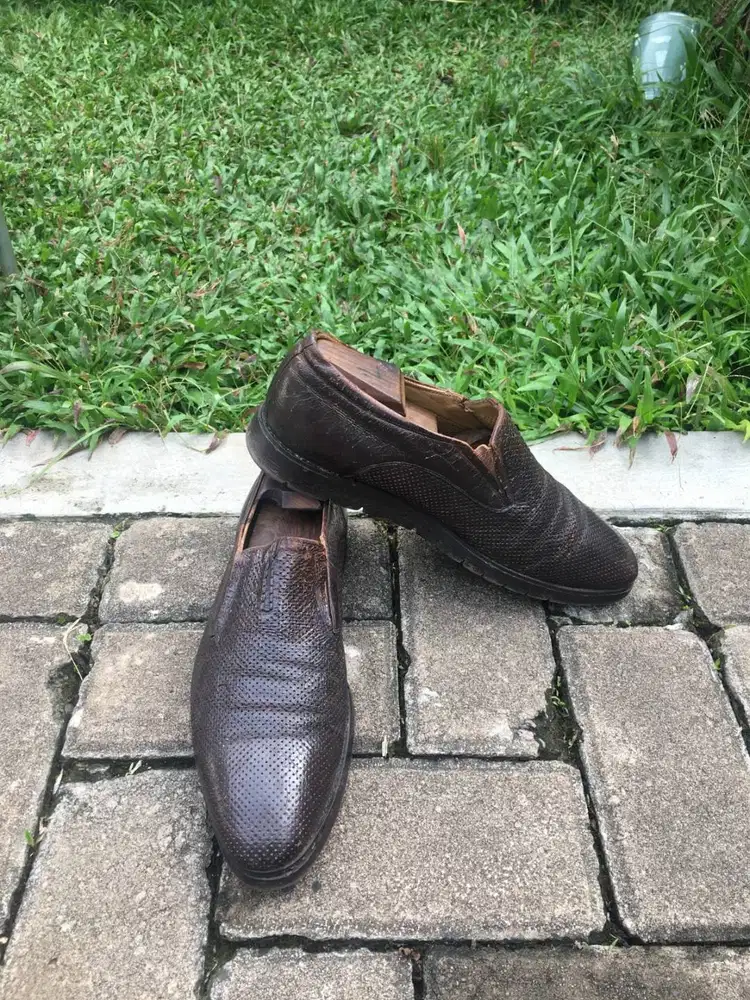 Sepatu Original Kulit Slip On Pierre Cardin