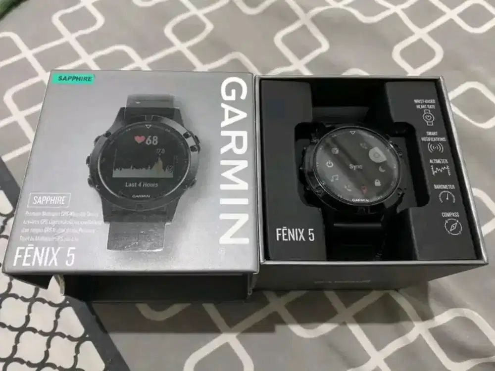 Garmin fenix 5 smartwatch smart watch gps strava running sport