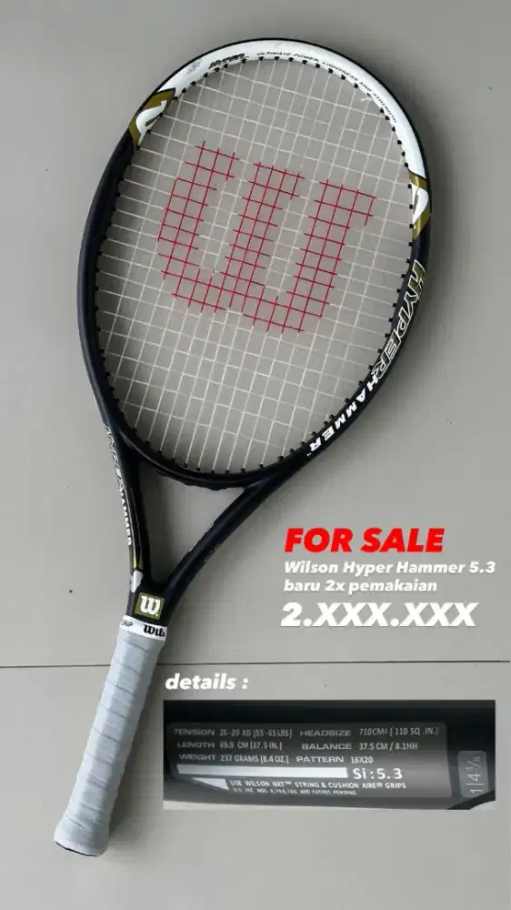 Raket Tennis Wilson Hyper Hammer 5.3