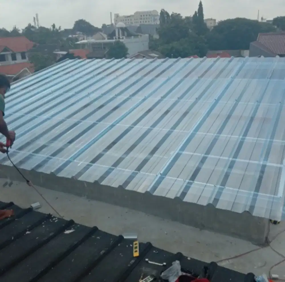 Kanopi dapur transparan