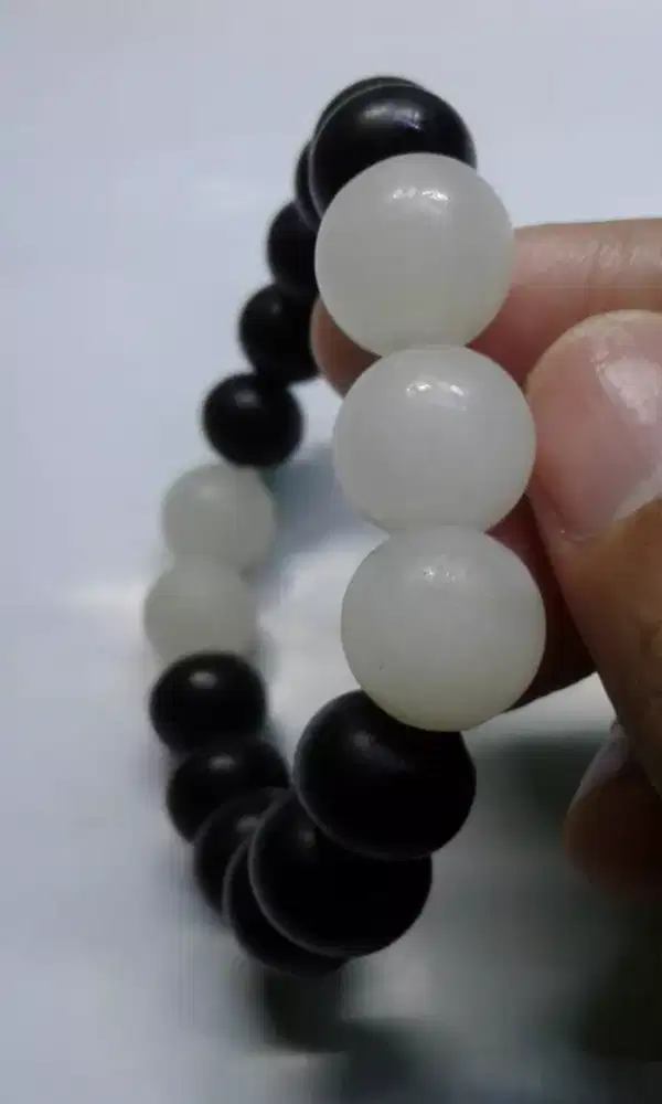 Gelang Batu F0sil M4NI G4J4H Mix Biji Salak