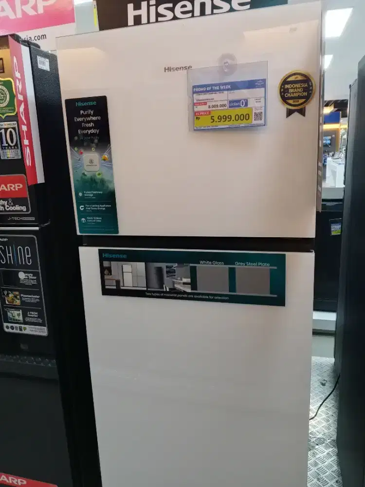 Kulkas Hisense bergaransi selama 25 tahun