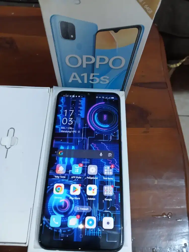 HP Oppo A15S Kondisi Normal Semua