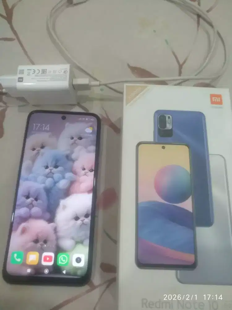 Jual cepat redmi Not 10 5G..ram 4/128 mulus fulset ori