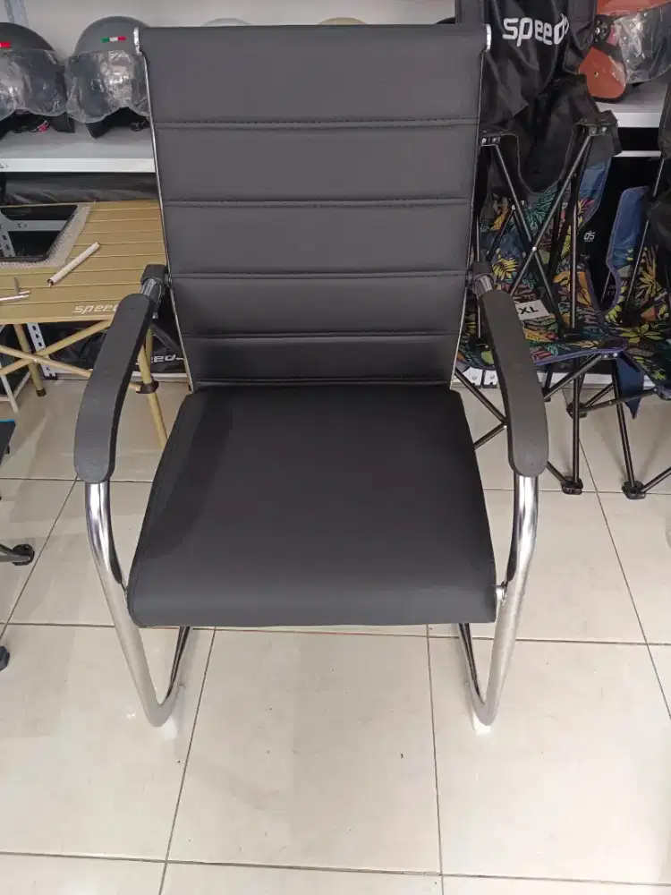 450rb BARU-Kursi Hadap Kantor/Kerja/Belajar Terbaru Bahan Busa Kulit