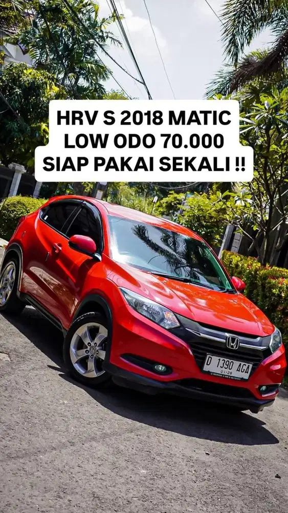 HONDA HRV S AUTOMATIC 2018 LOW KM ISTIMEWA PLAT D