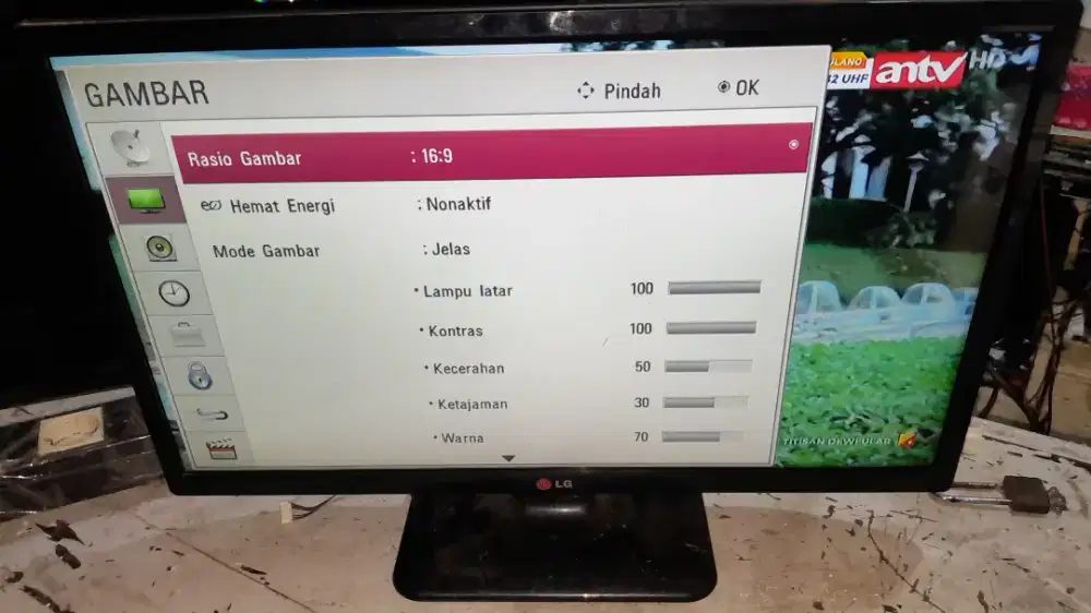 Tv led LG 24 inch Analog