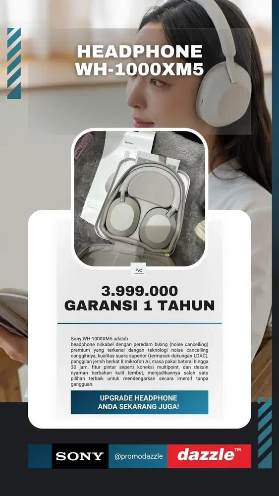 Headphone SONY WH-1000XM5