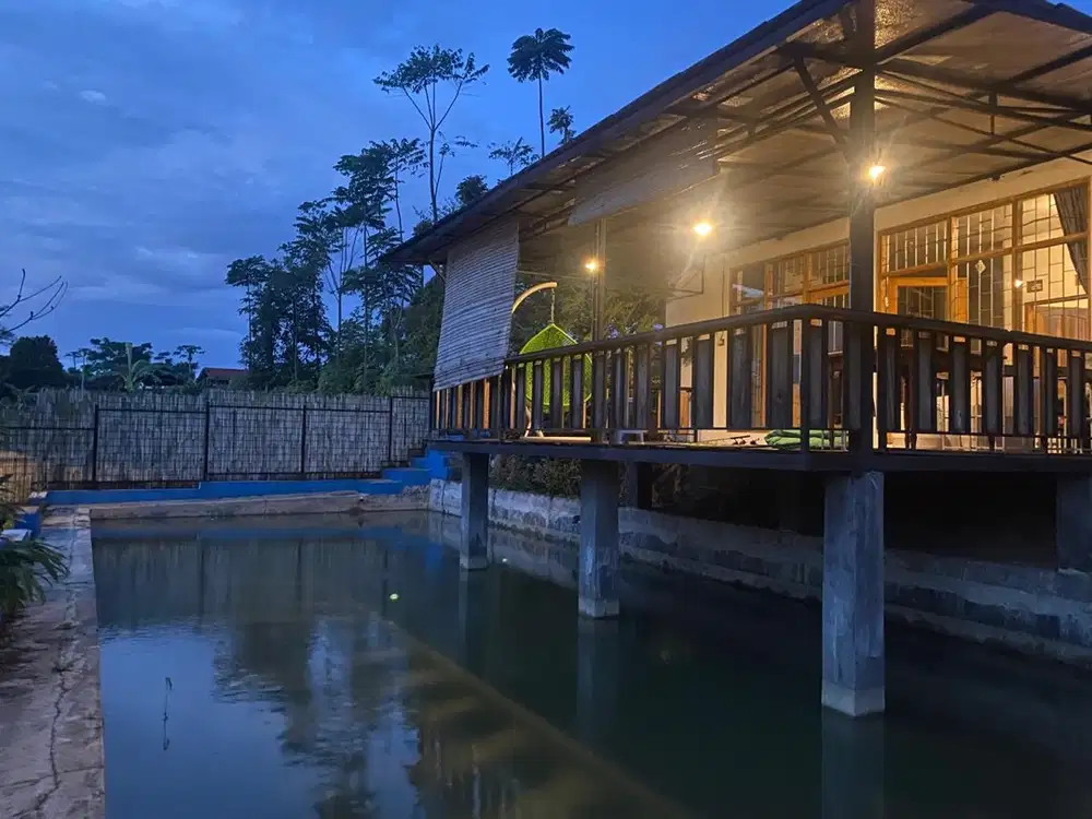 Dijual rumah dengan view gunung dan sawah sawah