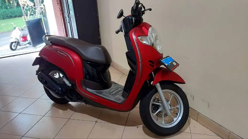 Honda Scoopy 2018 Merah Odo 12rb Seperti Baru