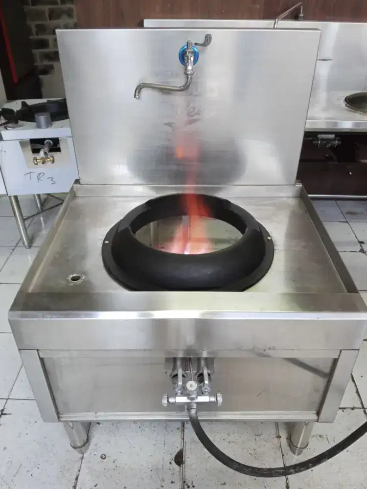 Kompor kwalirange 1 tungku High pressure ukuran 75x75x62