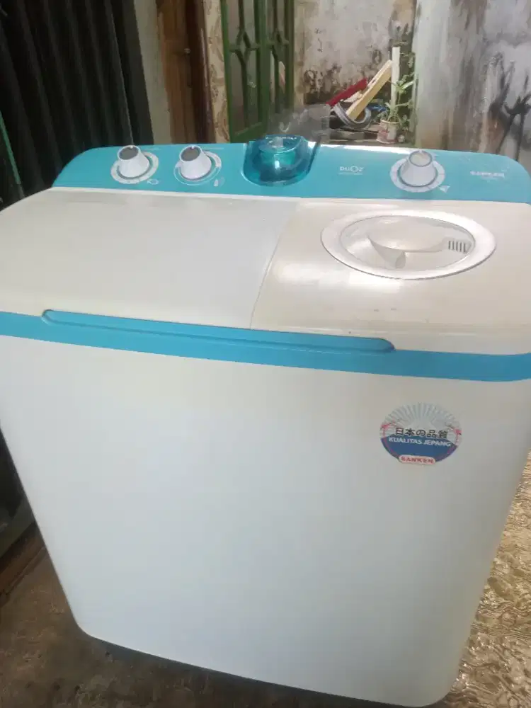 Jual mesin cuci 2 tabung normal semua