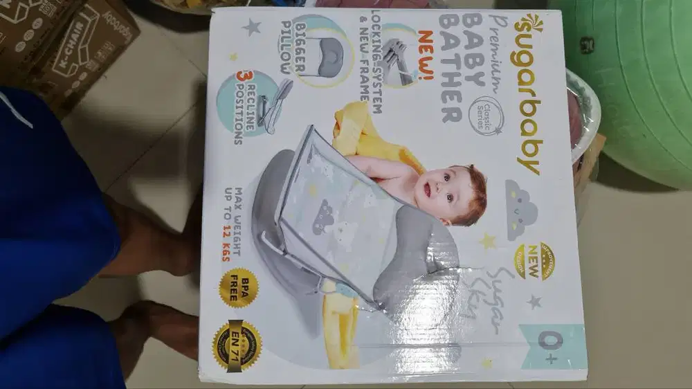 datangSUGARBABY Premium Baby Bather Kursi Mandi Bayi Sugar Baby