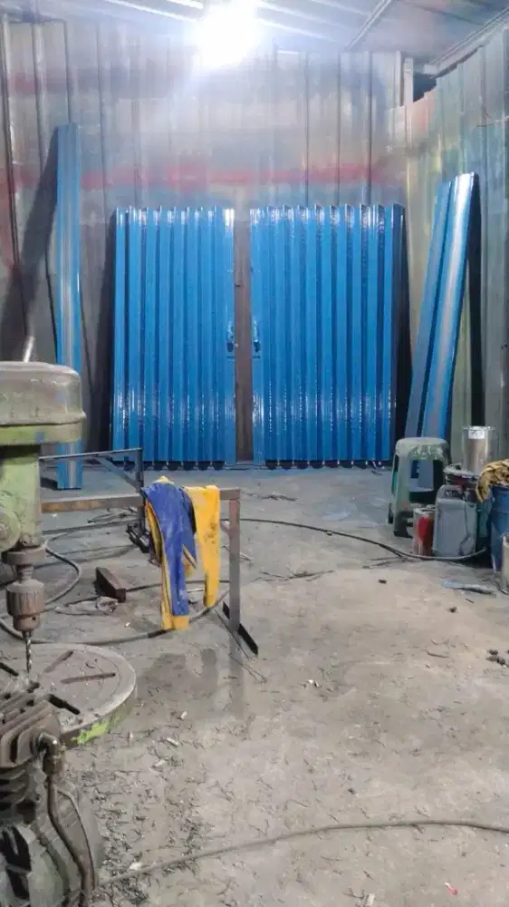 Folding gate pagar cutting