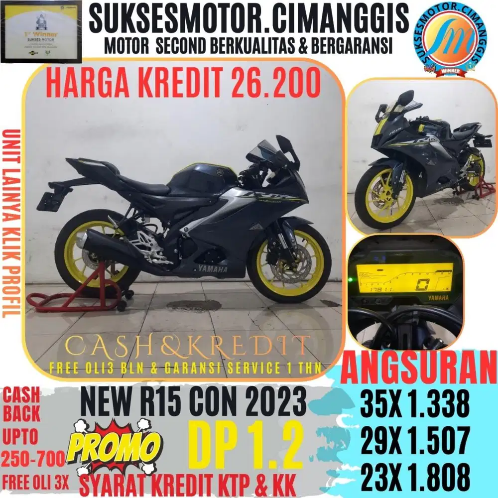 DP  1.2 R 15 CONECTED CASHBACK UPTO700RBU FREEOLI3X BERGARANSI