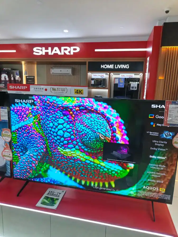 PROMO KREDIT TV SHARP TANPA DP! BUNGA 0% FREE 2 CICILAN