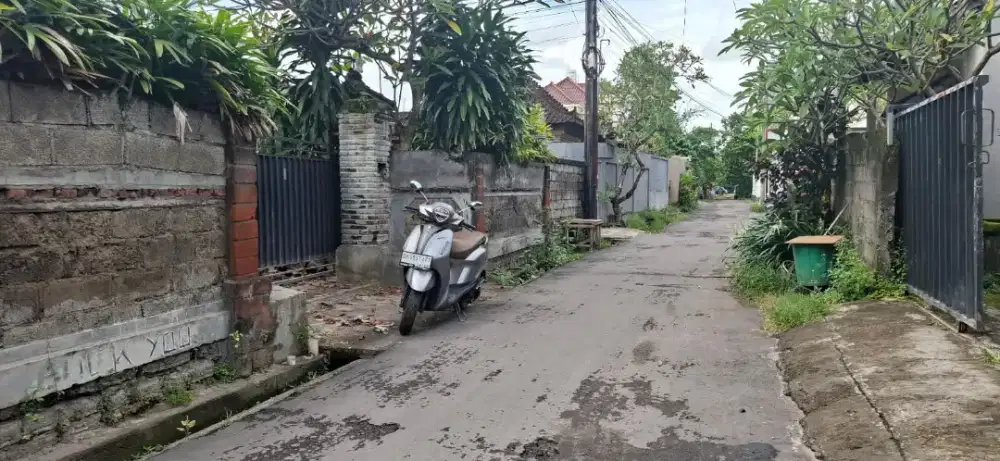 Jual tanah kecil di Jl Danau Tempe Sanur Kauh Denpasar Bali