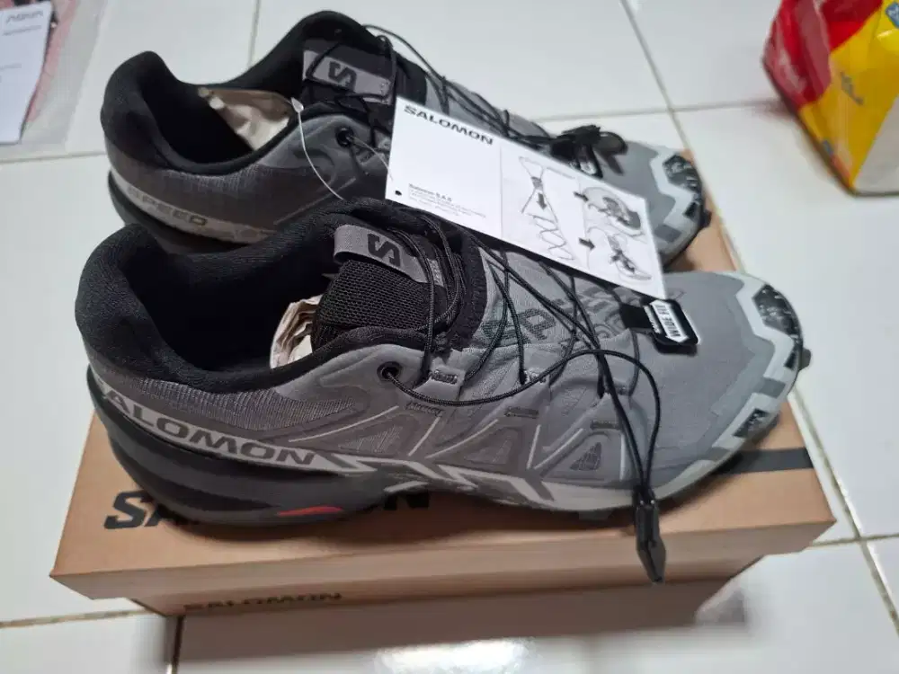 Sepatu solomon speedcross 6 wide size 41 1/3