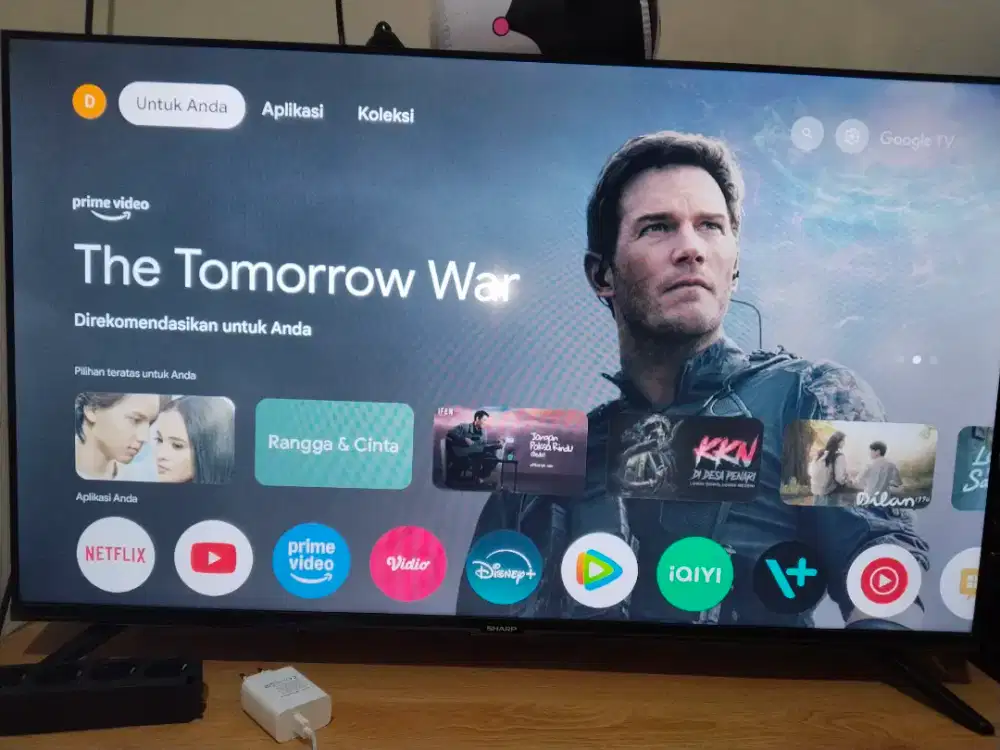 Dijual google tv merk sharp 42 inch