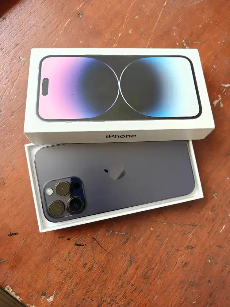 iPhone 14 Pro Max 128GB Purple ResmiBox